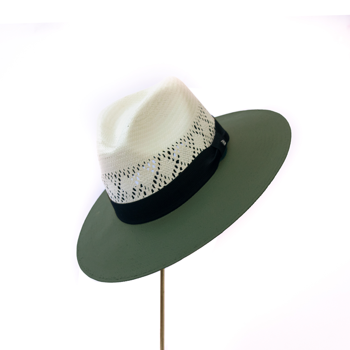 BIURIFUL SOMBRERO OLIVA CALADO