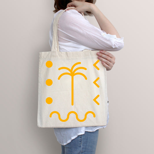 BIURIFUL TOTE BAG YING QI YELLOW