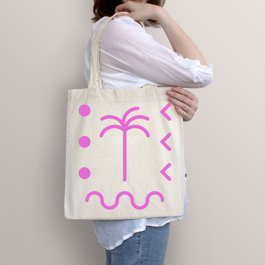 BIURIFUL TOTE BAG YING QI PINK