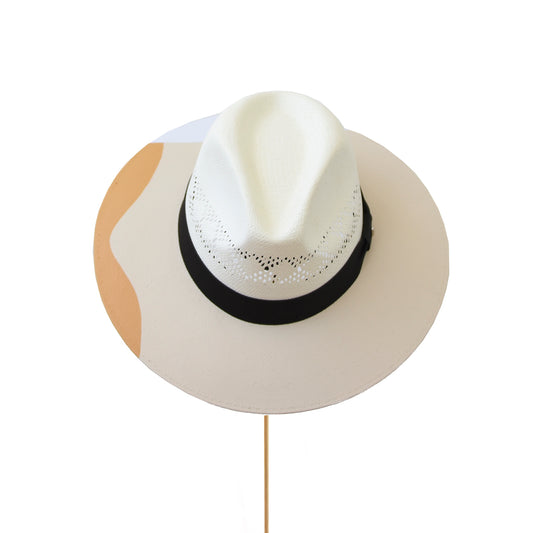 BIURIFUL SOMBRERO DOUBLE XEIPS ARENA / MOSTAZA /  LILA