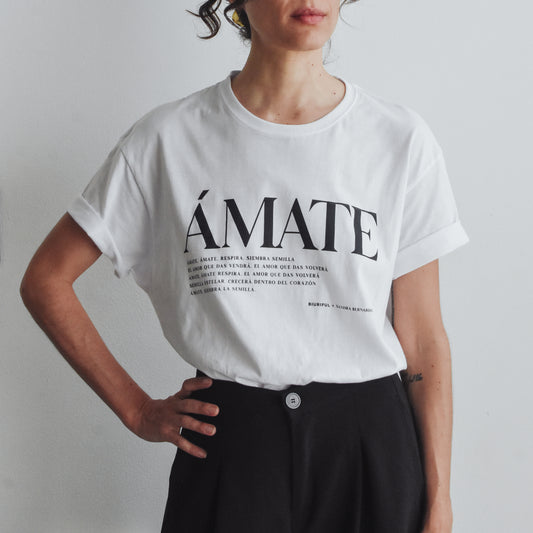 T-SHIRT LYRICS ÁMATE BIURIFUL+SANDRA BERNARDO COLAB