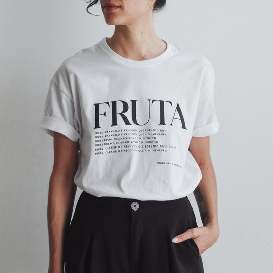 T-SHIRT LYRICS FRUTA BIURIFUL+SANDRA BERNARDO COLAB