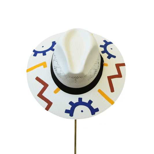 BIURIFUL SOMBRERO MOROCCO EYES MULTI POK CALADO