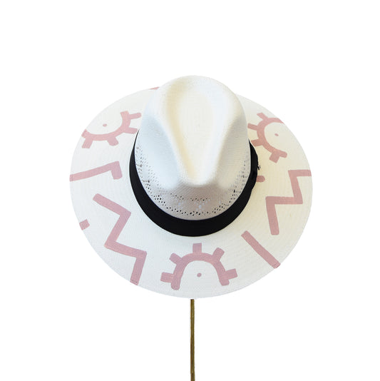 BIURIFUL SOMBRERO MOROCCO EYES PINK CALADO