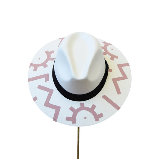 BIURIFUL SOMBRERO MOROCCO EYES PINK LISO