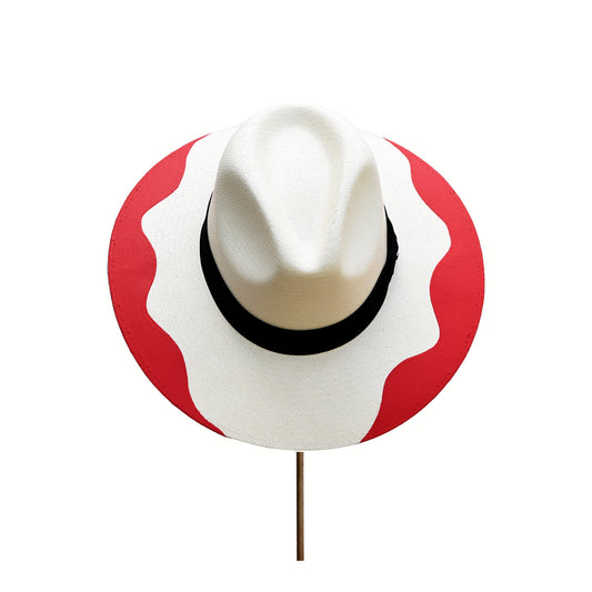 BIURIFUL SOMBRERO WAVY DUNES ROJO