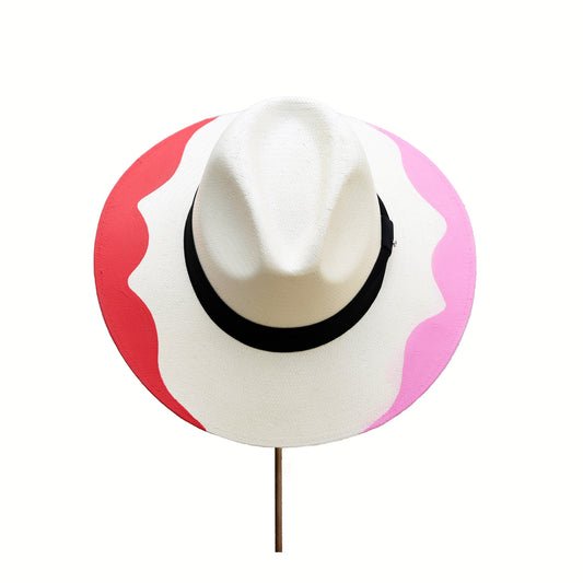 BIURIFUL SOMBRERO WAVY DUNES ROJO / PINK